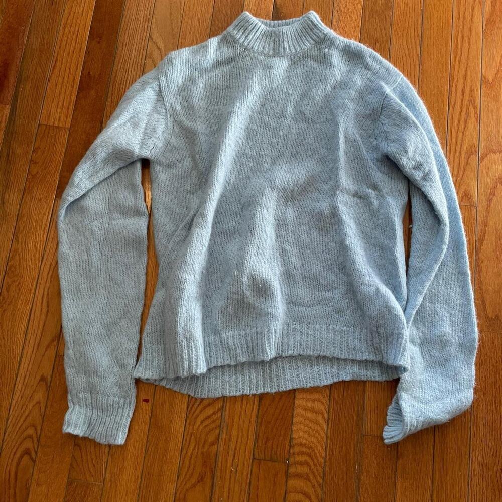 Tibi alpaca sweater light Airy Alpaca Crewneck Pullover
